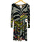 デシグアル Desigual by Christian Lacroix サイケデリック柄 長袖チュニックワンピース レディース import:L